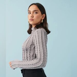 Zara Textured Turtleneck Sweater